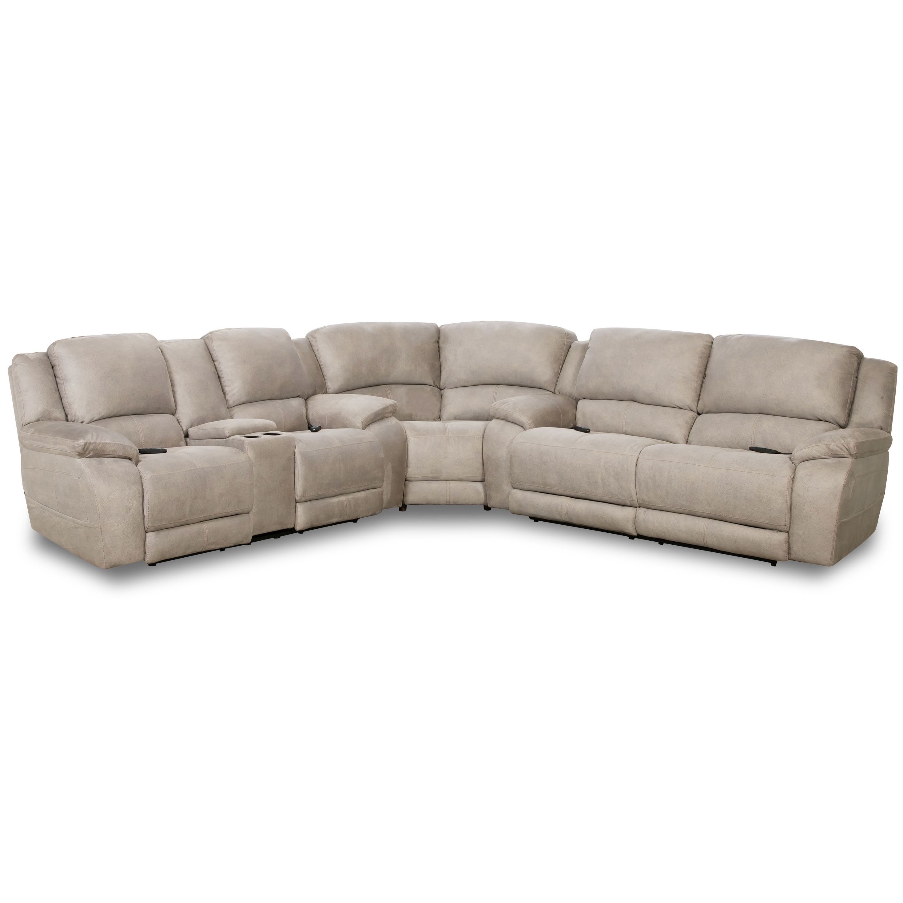 Motion Ease Harley Power Reclining Sectional - Thumbnail 5