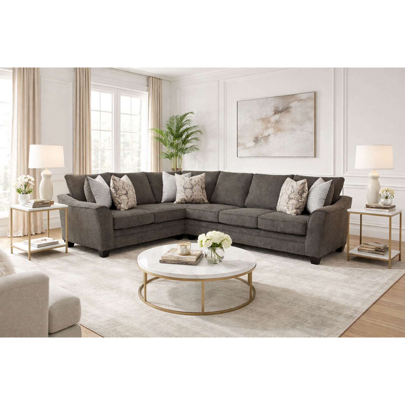 Fairmont 256 Two Piece Sectional 105
