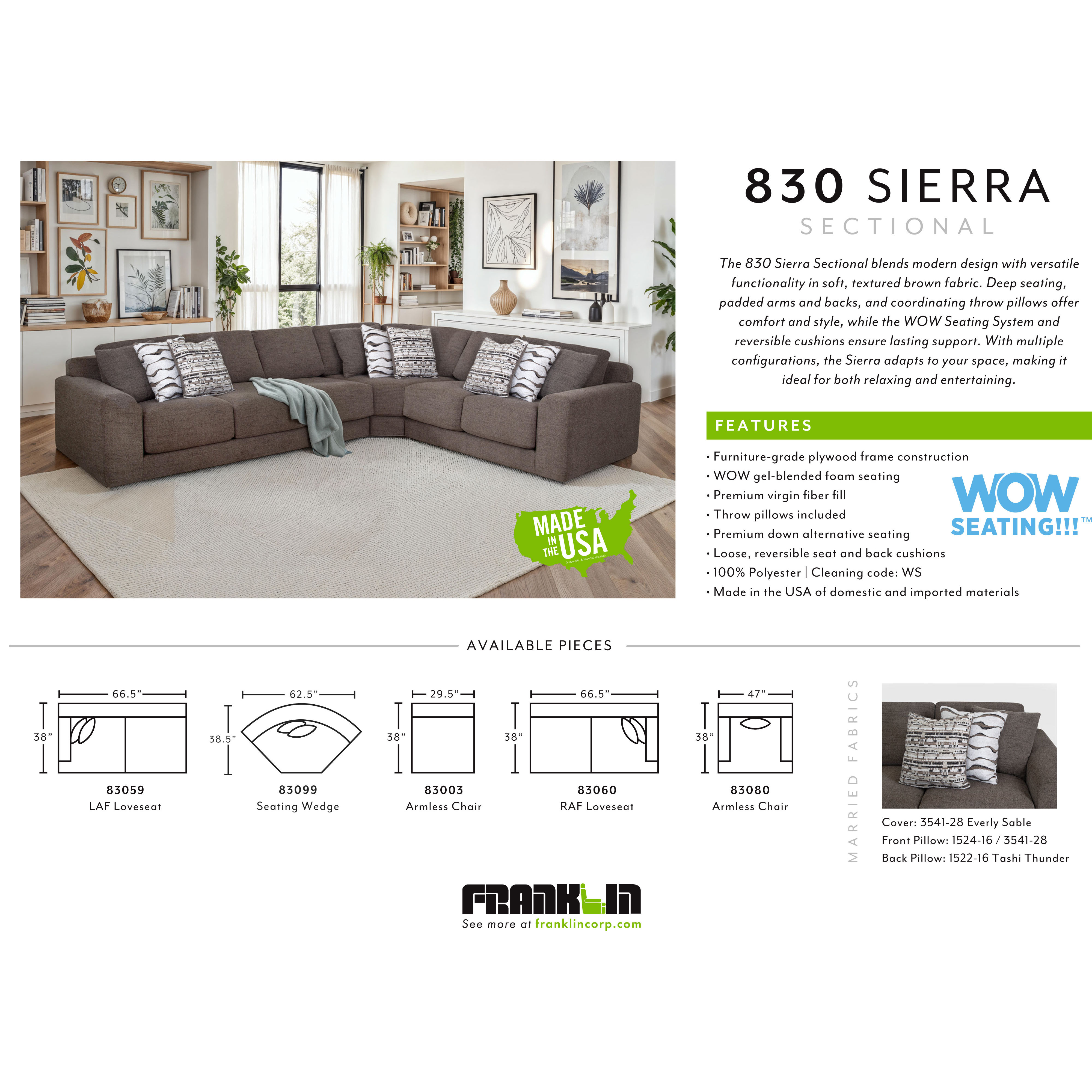 FRANKLIN Sierra Sectional - Thumbnail 3
