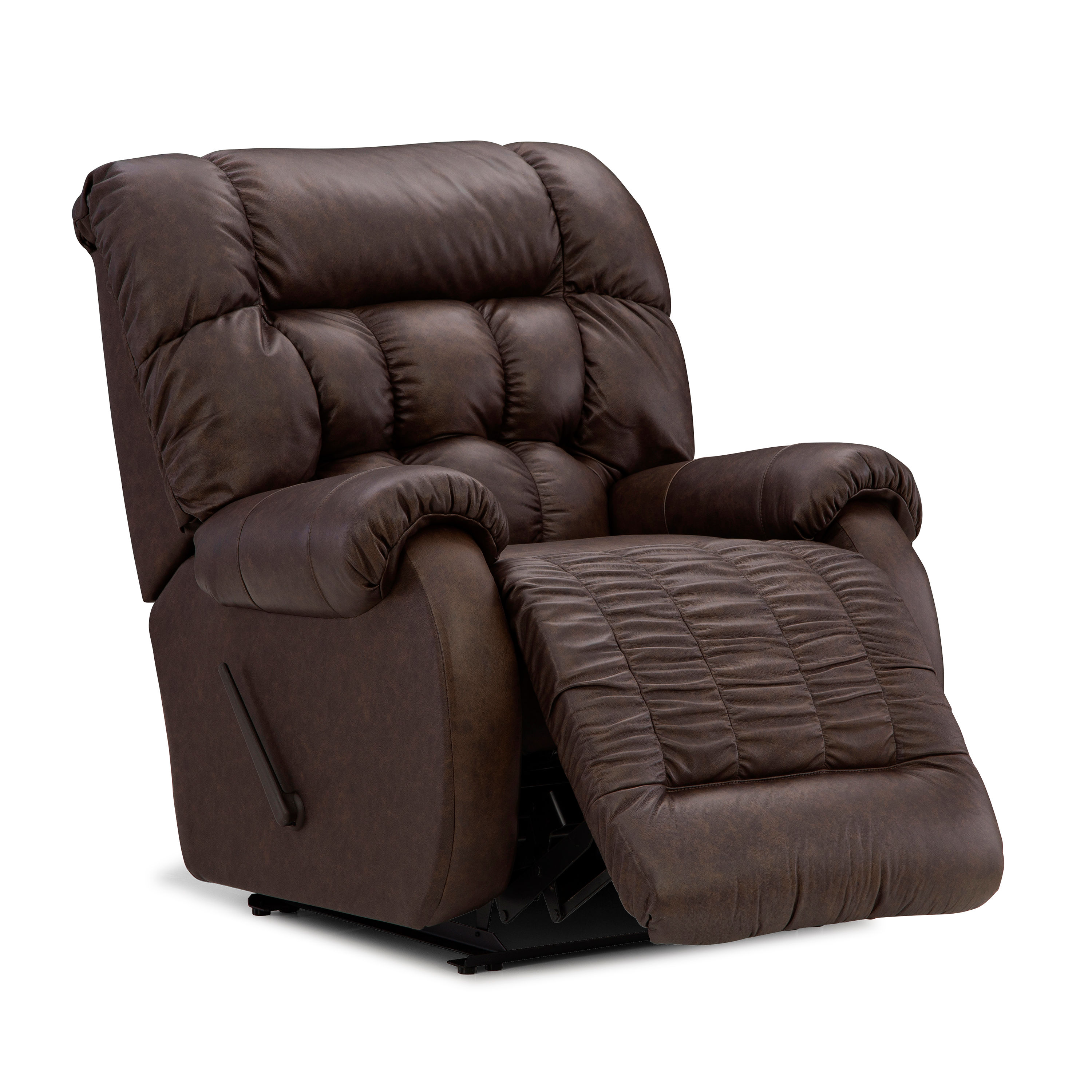 Rake Beast Leather Big Big Man's Recliner (RATED 500 LBS