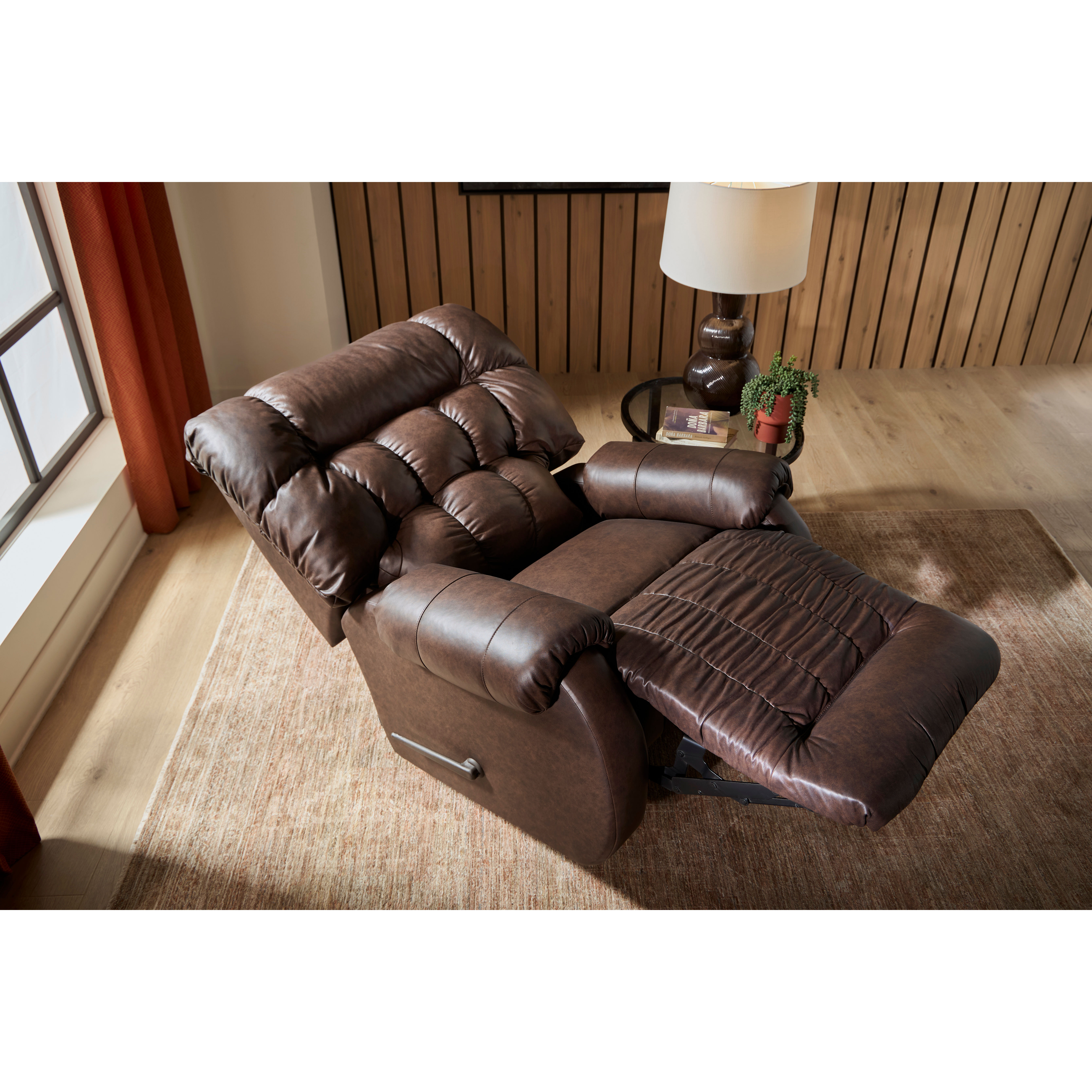 Rake Beast Leather Big Big Man's Recliner (RATED 500 LBS