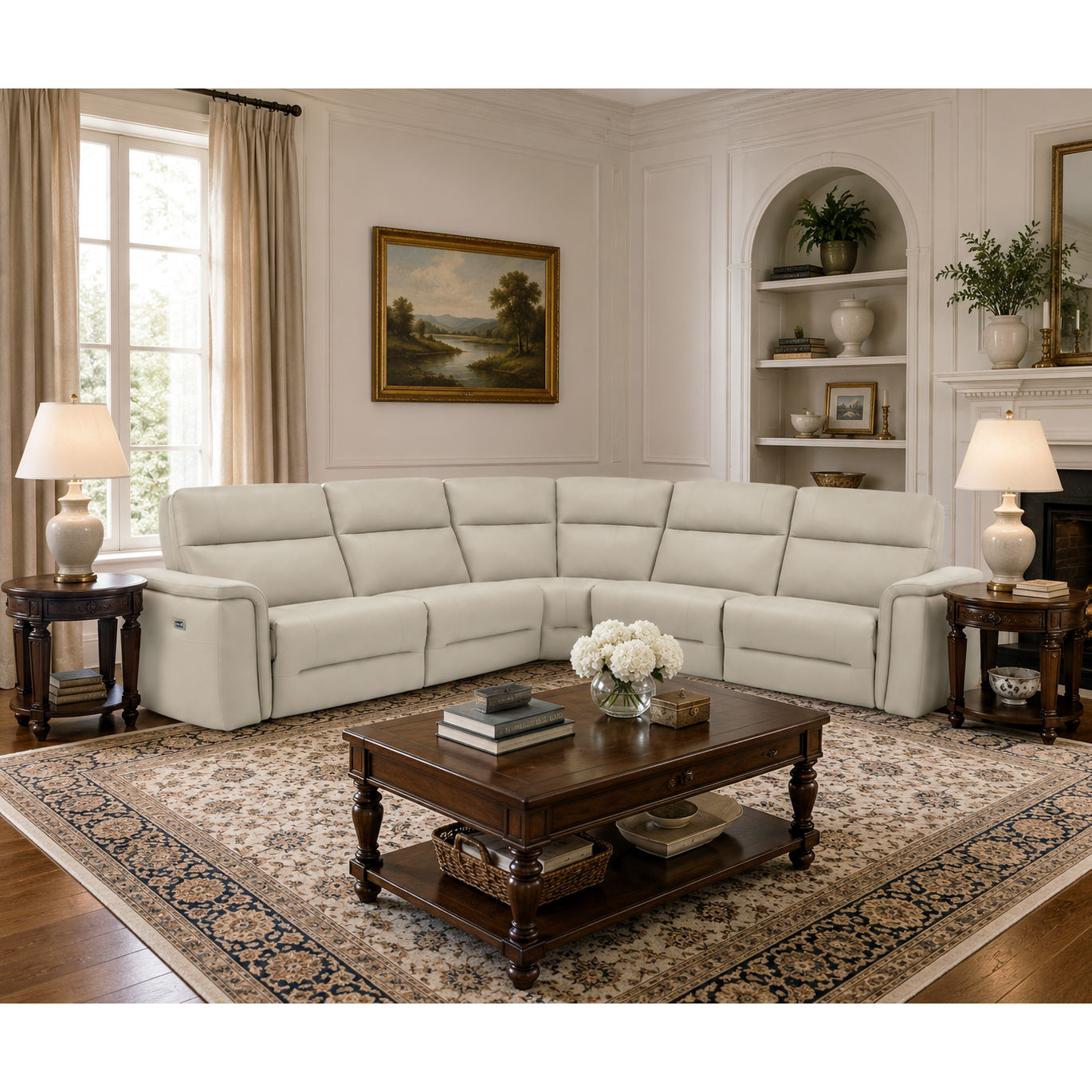 Kellan 4062 Power Headrest Power Reclining Sectional (standard and