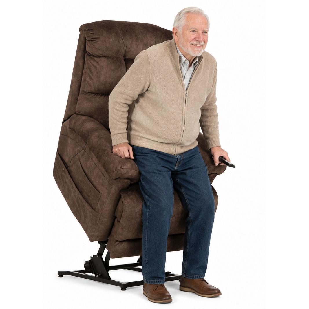 Longevity Power Lift Lay Flat Extended Ottoman Trendelenburg