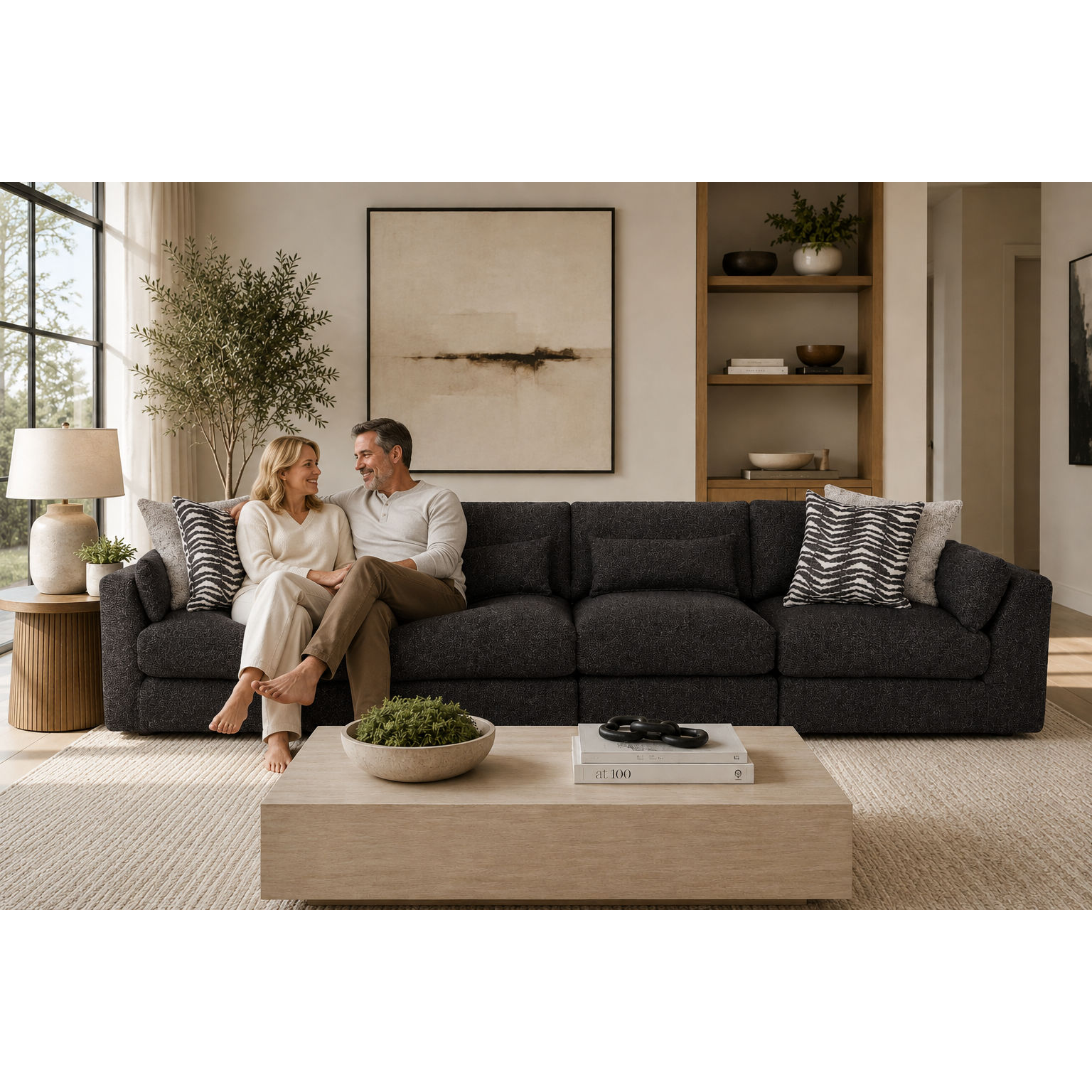 Laney 938 Modular Sectional (Modern Comfort with a Softer Point of