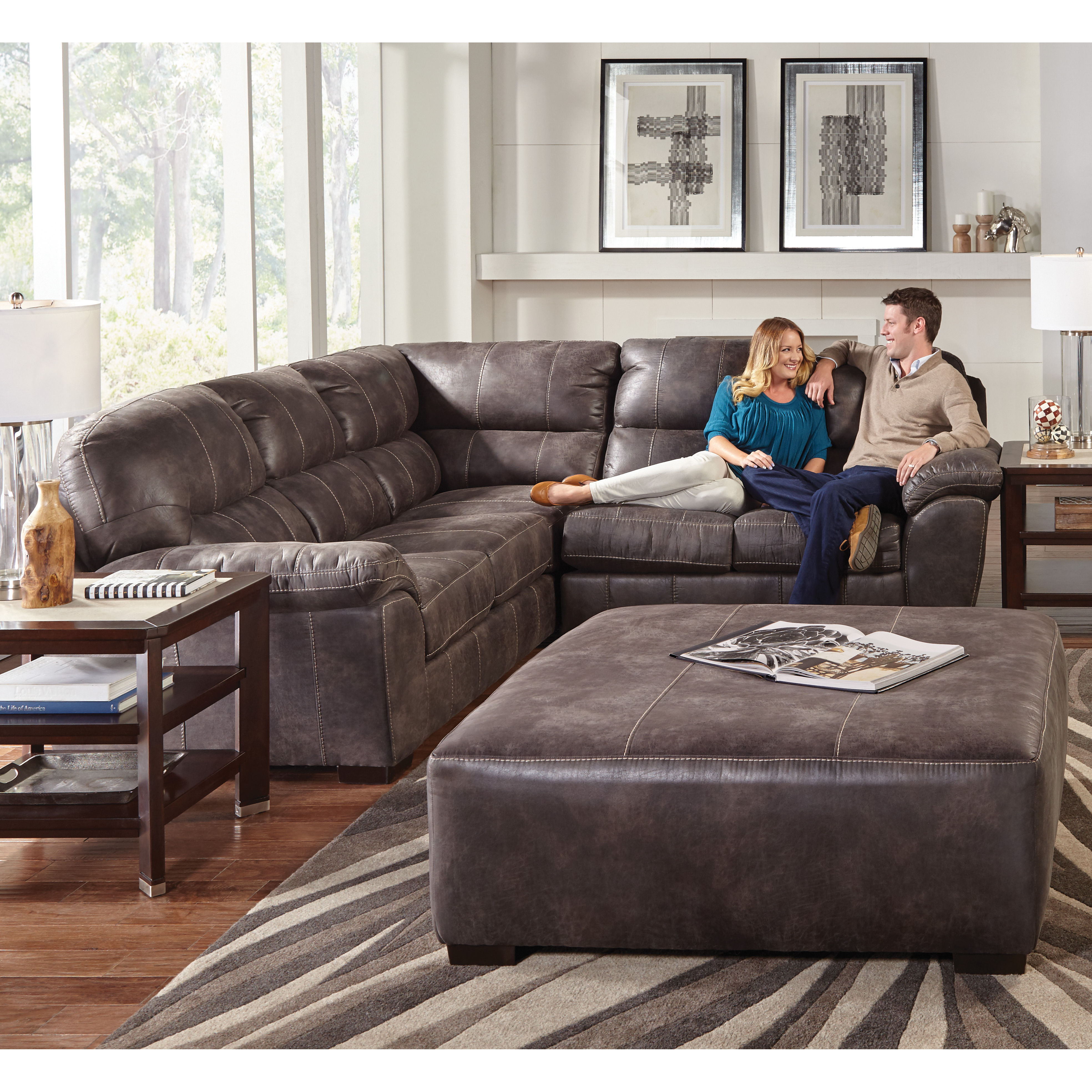 Grant 4453 Stationary Sectional | Sofas and Sectionals