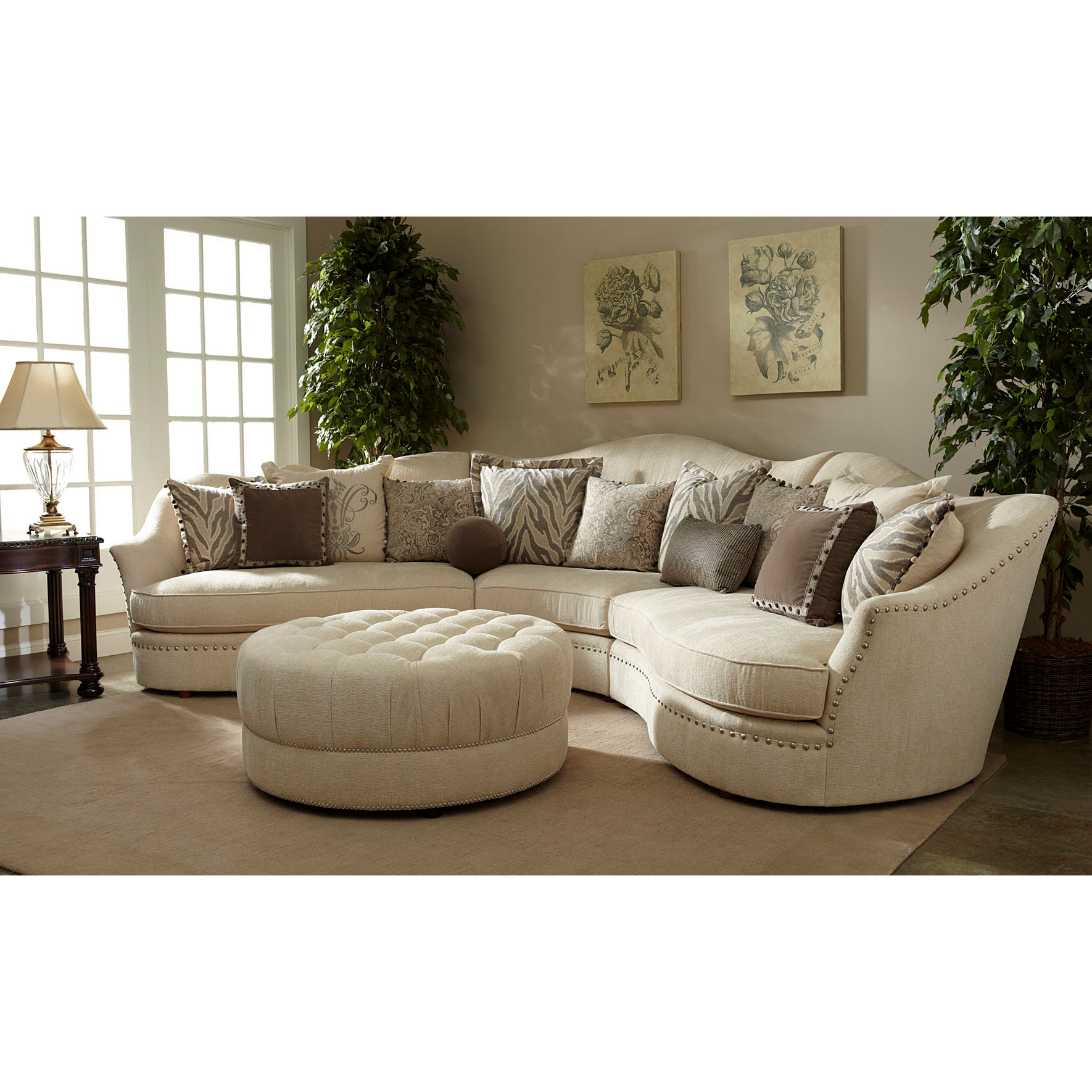 Amanda Ivory Sectional | Sofas and Sectionals