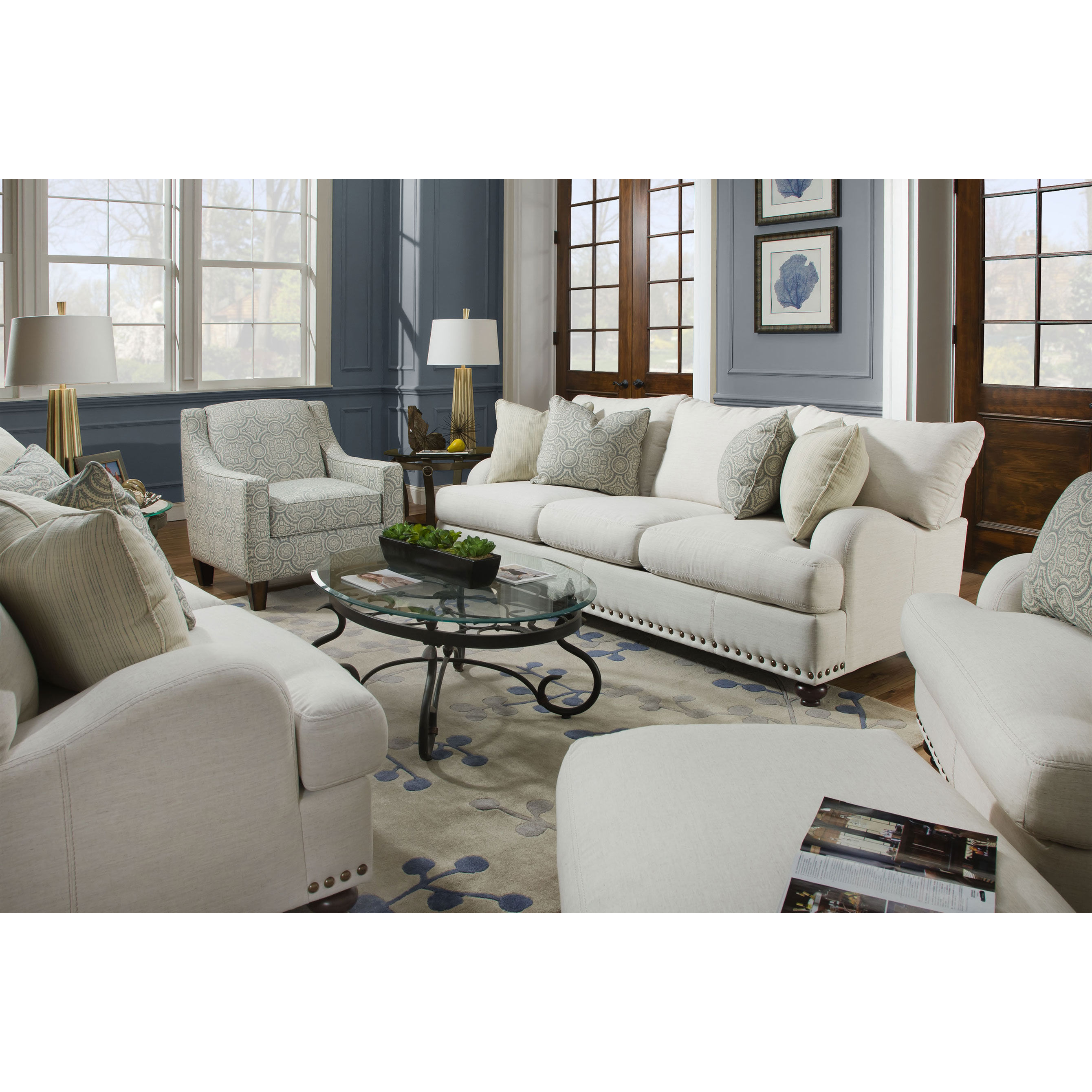 Brinton 894 Stationary Sofa (93
