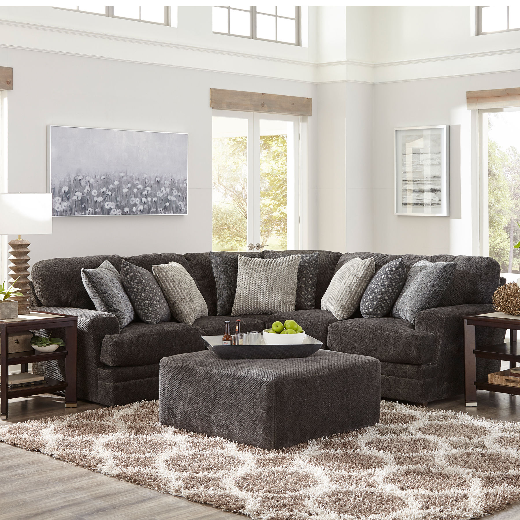 Mammoth Sectional in Smoke (15 Pieces Available) 2 colors | Sofas