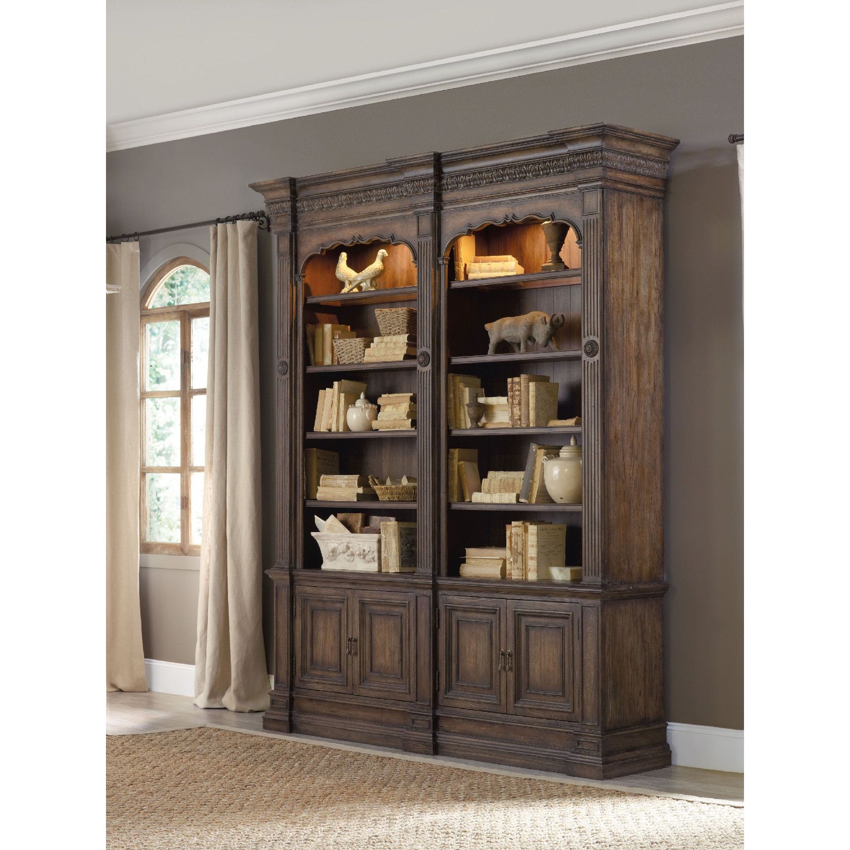 Rhapsody Double Bookcase (w/out ladder & rail) | Sofas and Sectionals