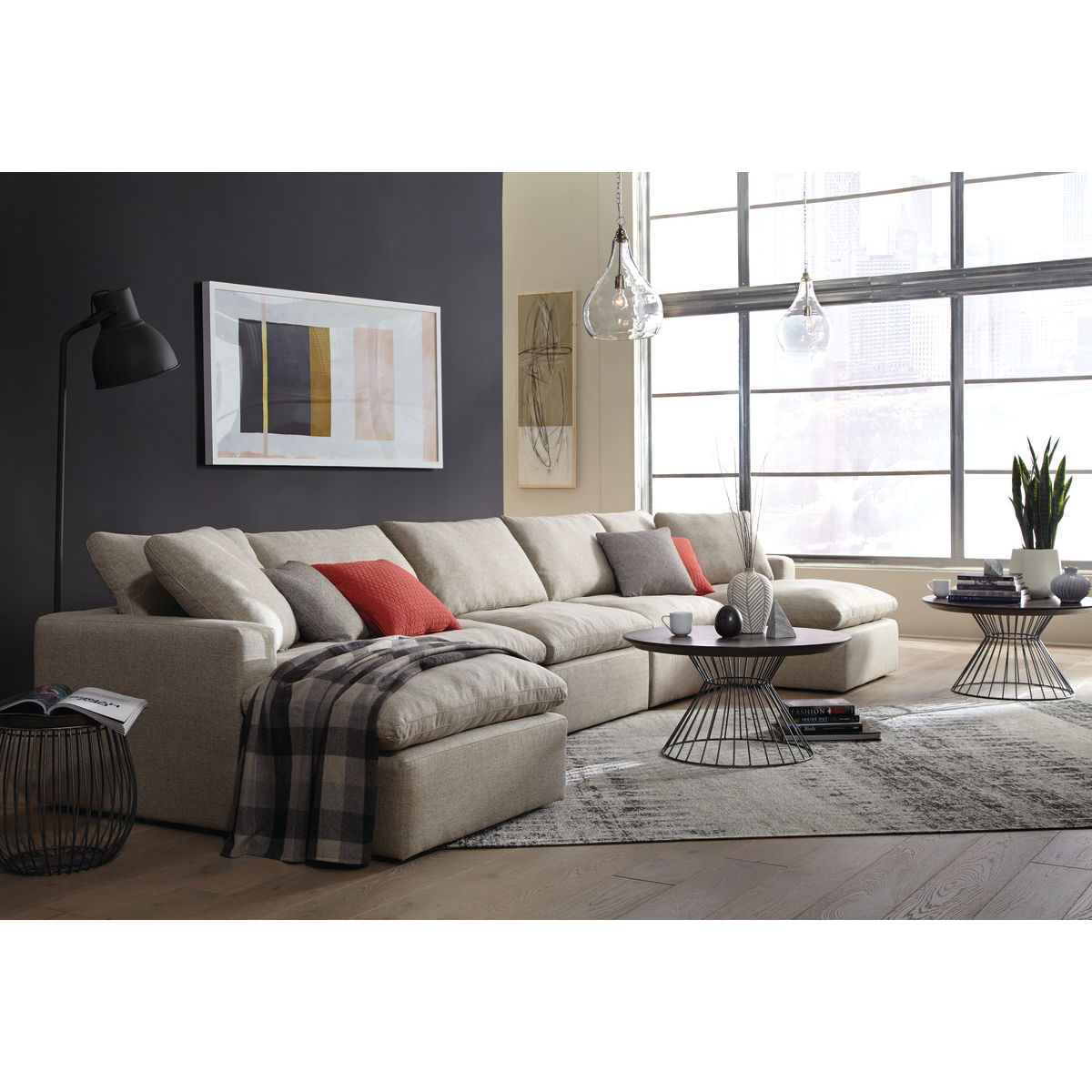 Bloom 77082 Modular Sectional - 150 Fabrics (Create Your Fun Space