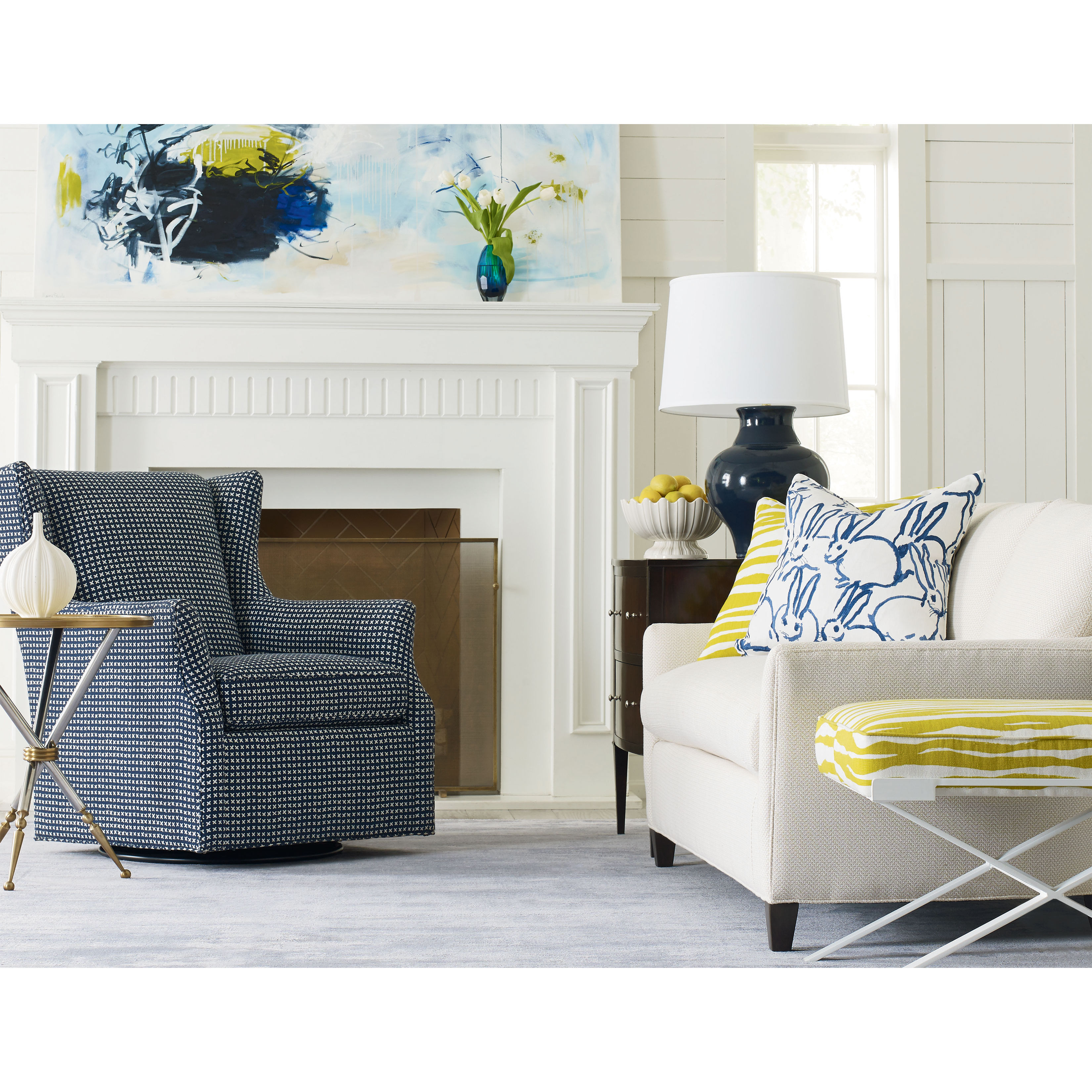 Holman Wing Chair - Swivel Available (+75 fabrics) | Sofas and