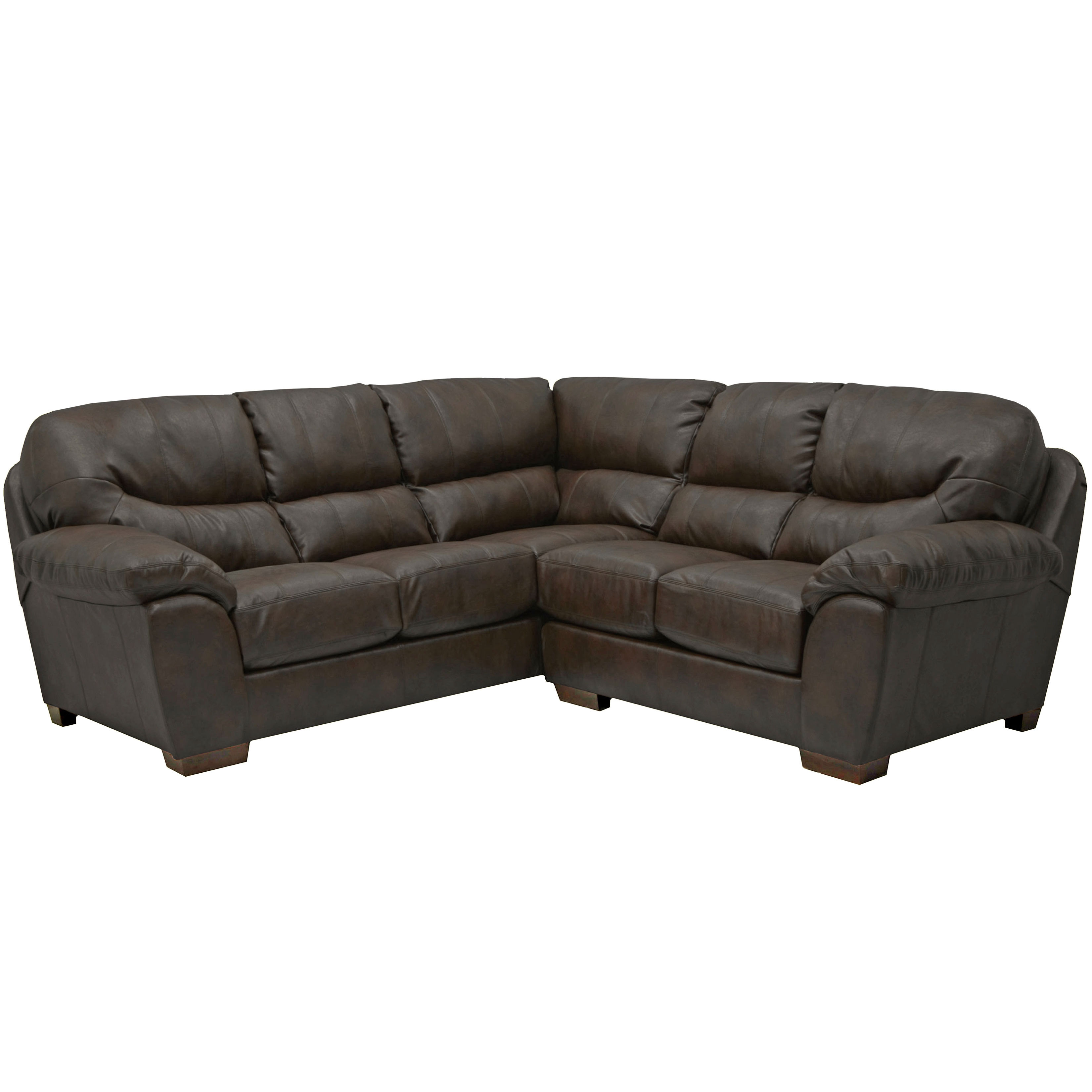 Lawson 4243 Sectional in Faux Leather | Sofas and Sectionals