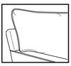 1: Bed Cushion Attached