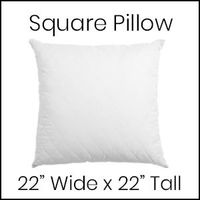 22" Square Pillow