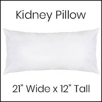 12" x 21" Kidney Pillow